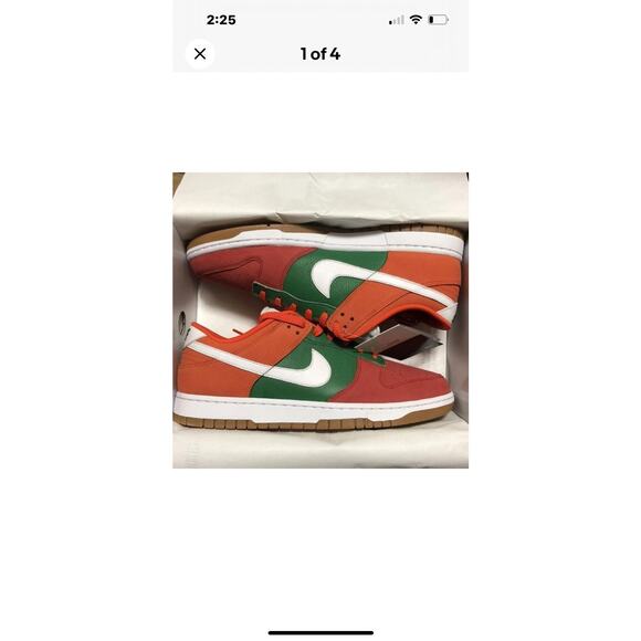 New Authentic Nike AF1 By You Air Force 1 Low 7-11 seven Eleven Men's Size 12 - Picture 4 of 12